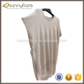 Long cashmere sleeveless jumper sweater women